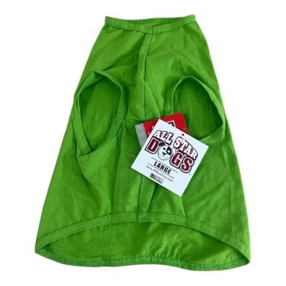 All Star Dogs Green T-Shirt Size L (28-42 Lbs. 20-26”Seattle Sounders FC Soccer
